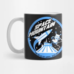 SPACE MOUNTAIN (black and blue) Mug